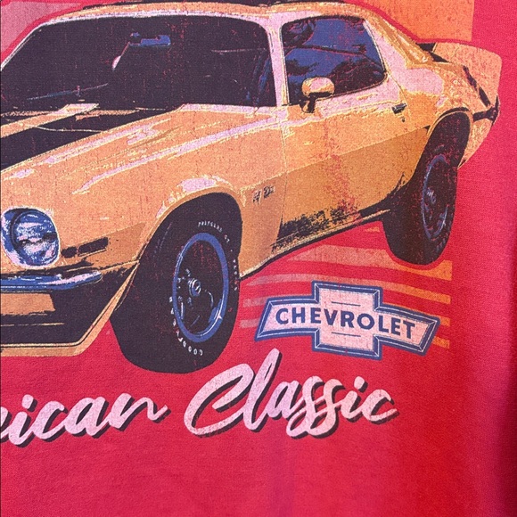 GM General Motors Chevrolet Camaro American Classic Car Red Sweatshirt size M - Picture 5 of 12